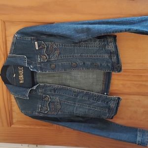 Hydraulic denim jacket- small
